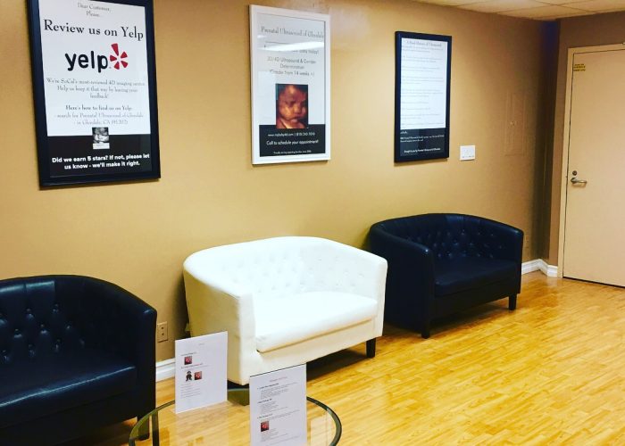 ultrasound reception area